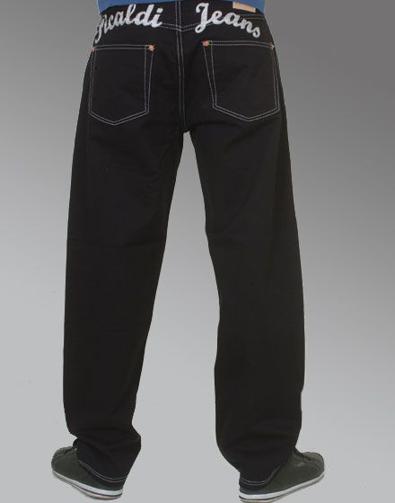 Picaldi Jeans Zicco 472 Black Grey Karotten Fit schwarz mit Schrift ...